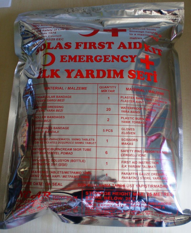 NEAR guard SOLAS İLK YARDIM SETİ / SOLAS FIRST AID KIT